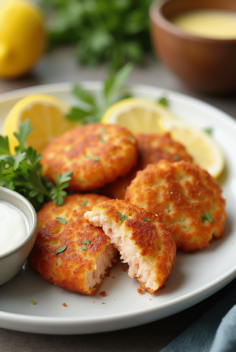 Deliciously Crispy Salmon Patties